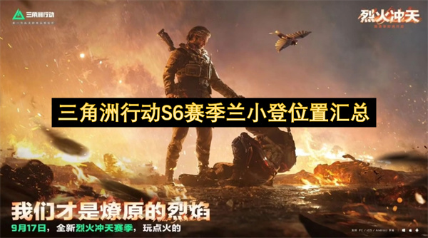 三角洲行动S6烽火地带兰小登点位攻略
